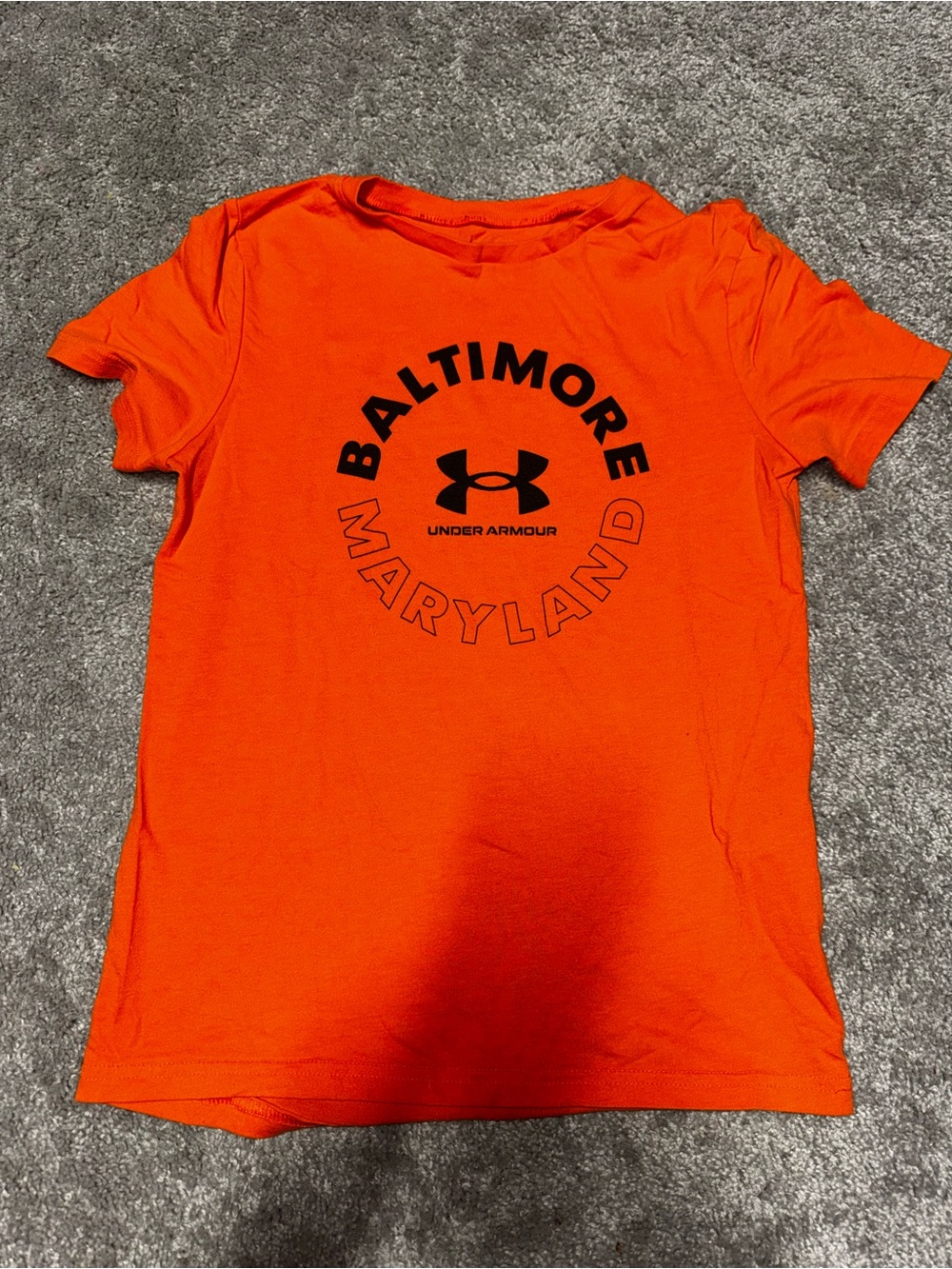 Boys Under Armour Baltimore Maryland Graphic T-Shirt Youth Medium